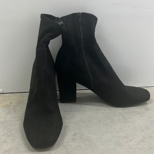 Black low cut boots